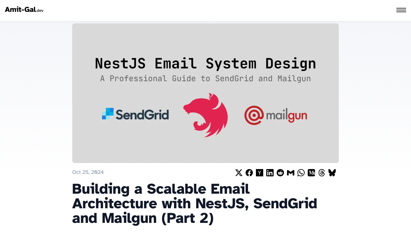 Modern Developer Portfolio & Blog